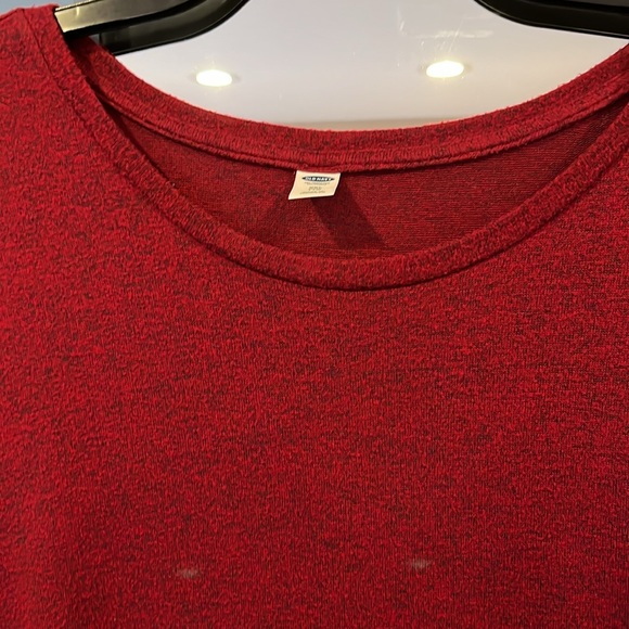 LONG SLEEVE RED/MAROON SWEATER - Picture 2 of 3